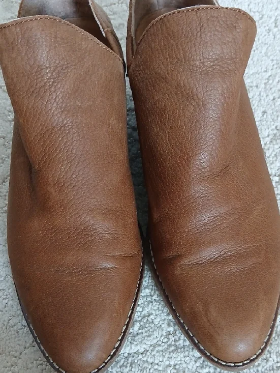 Lucky Brand Brown Leather Ankle Booties - Picture 3 of 10